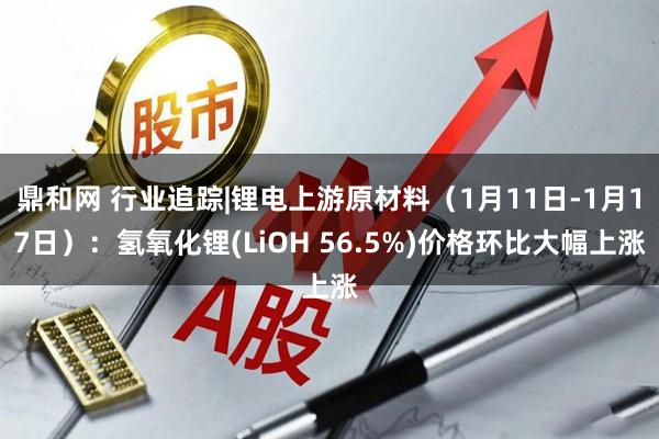 鼎和网 行业追踪|锂电上游原材料（1月11日-1月17日）：氢氧化锂(LiOH 56.5%)价格环比大幅上涨