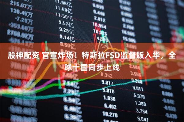 股神配资 官宣炸场！特斯拉FSD监督版入华，全球十国同步上线